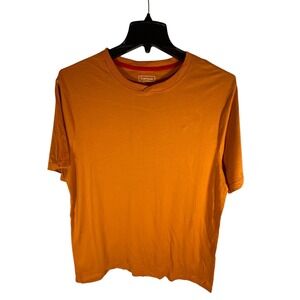 Club Room T-Shirt Crew Neck Short Sleeve Everyday‎ Tee, Orange, Size L, NWT